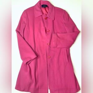 Mackintosh wool blend Pink Trench Coat size 10